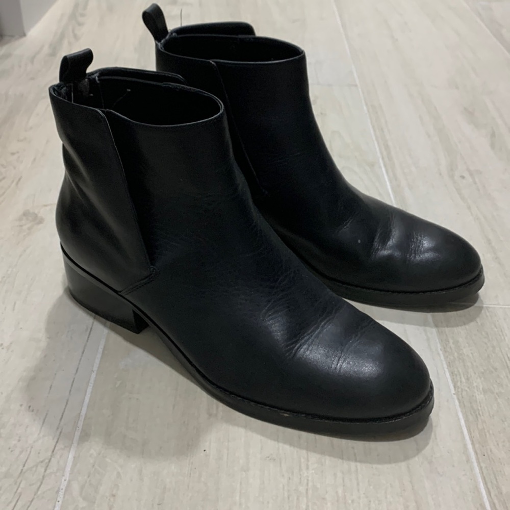 Cole Haan black leather boots